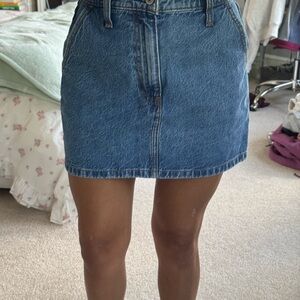 Abercrombie & Fitch Blue Mini Skirt